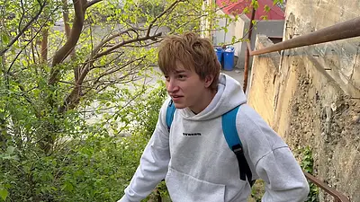 A Straight Man Gets Mone From a Stranger on the Street and Tries His Dick on Himself for the First Time